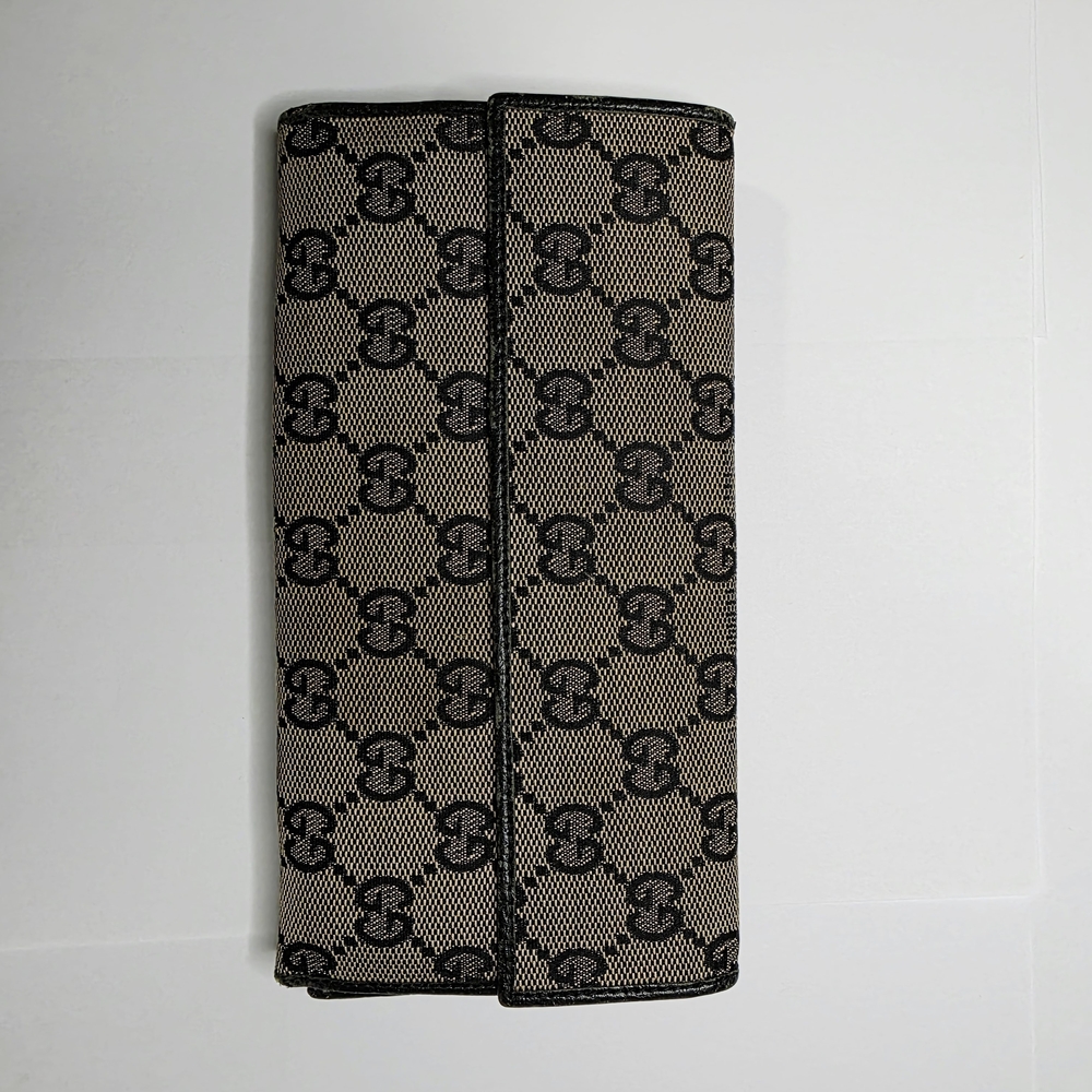 Gucci Black and Tan Wallet - Picture 2 of 9